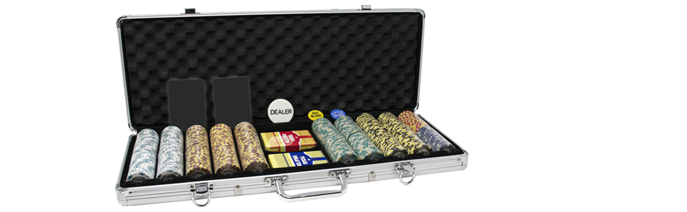 Monte carlo 500 poker chips set