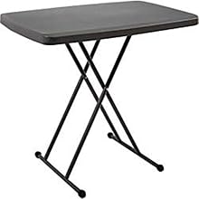 Detail image of the table in charcoal