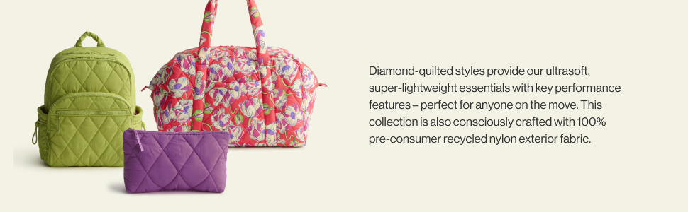 backpack, cosmetic bag, weekender bag,