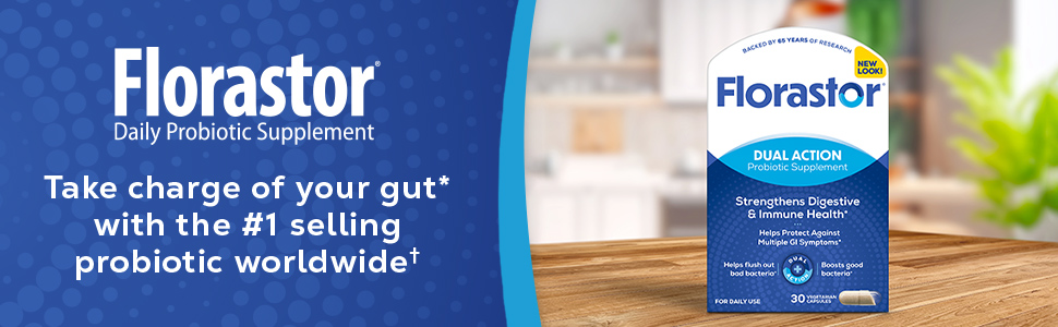 Take charge of your gut with Florastor Daily Probiotic