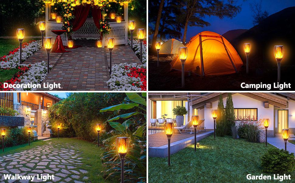 solar torch light