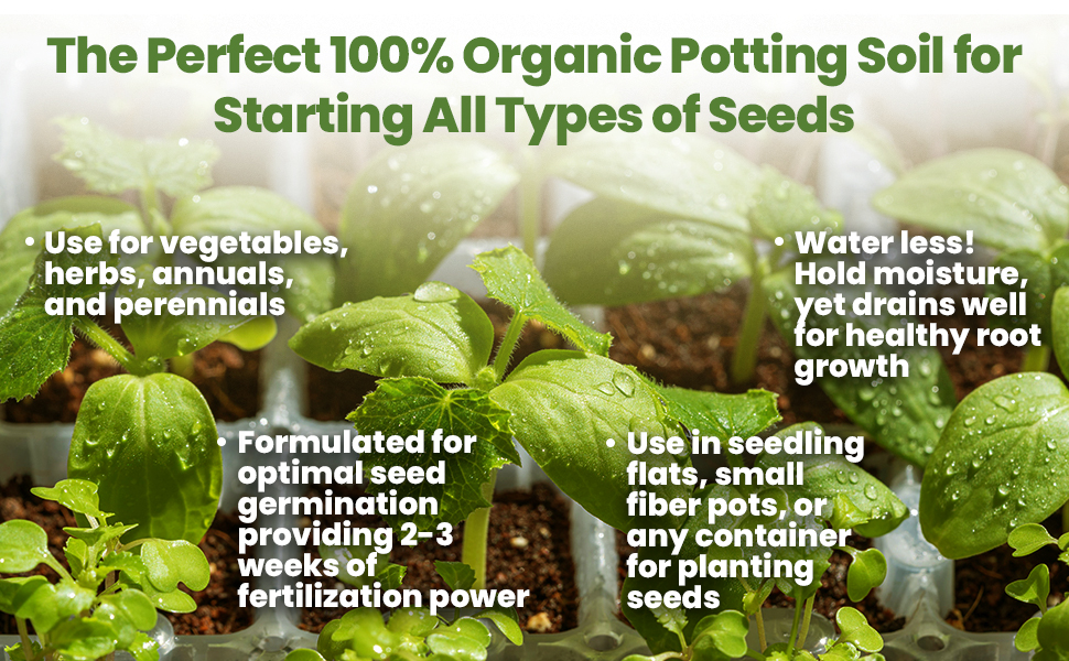 Organic Mechanics Seed Starting Mix Middle Module