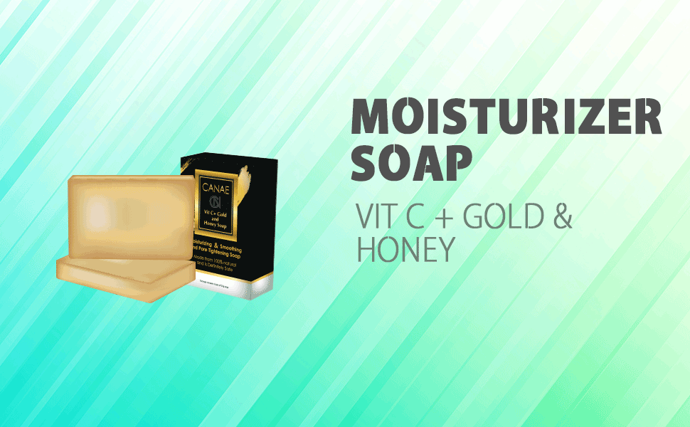 moisturizer soap for face Vit C Honey by CANAE