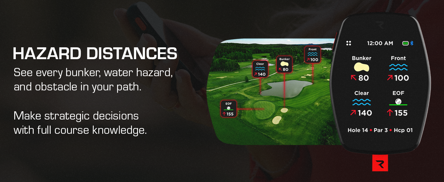 golf shot tracer ball tracking technology handheld gps units satellite navigation precise data