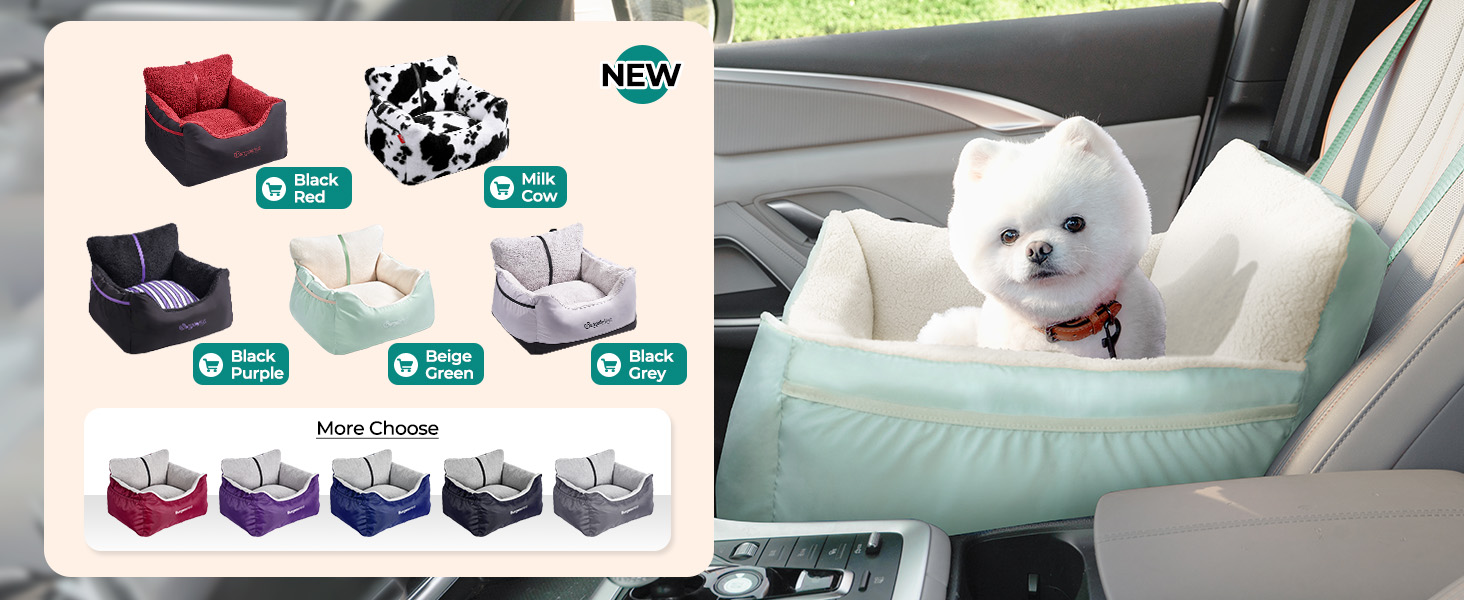 New series Black Red Dog Car Seat Bed Fashion Stylish