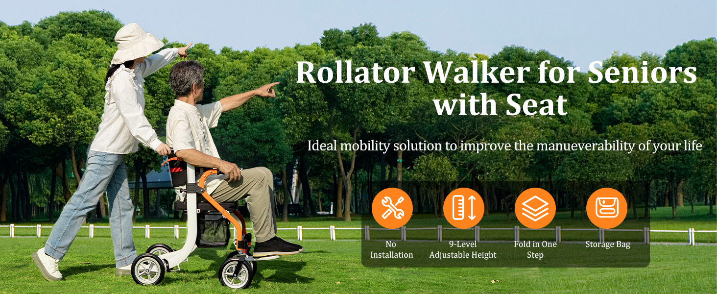 rollator walker for seniors