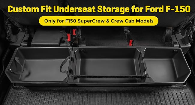 Truck Underseat Storage for Ford F150 2025 2024 2023 2022 2021 2020 2019 Accessory Under Seat Box