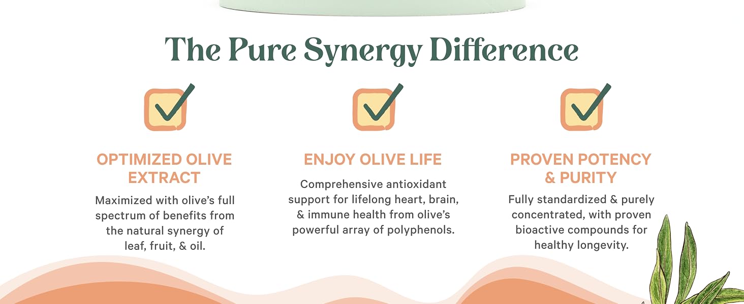 Optimized Olive Extract, Enjoy Olive Life, Proven Potency &amp; Purity