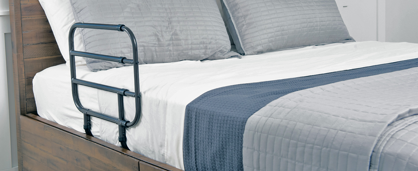 able life bedside extend-a-rail bed rail safety handle bed assist railing