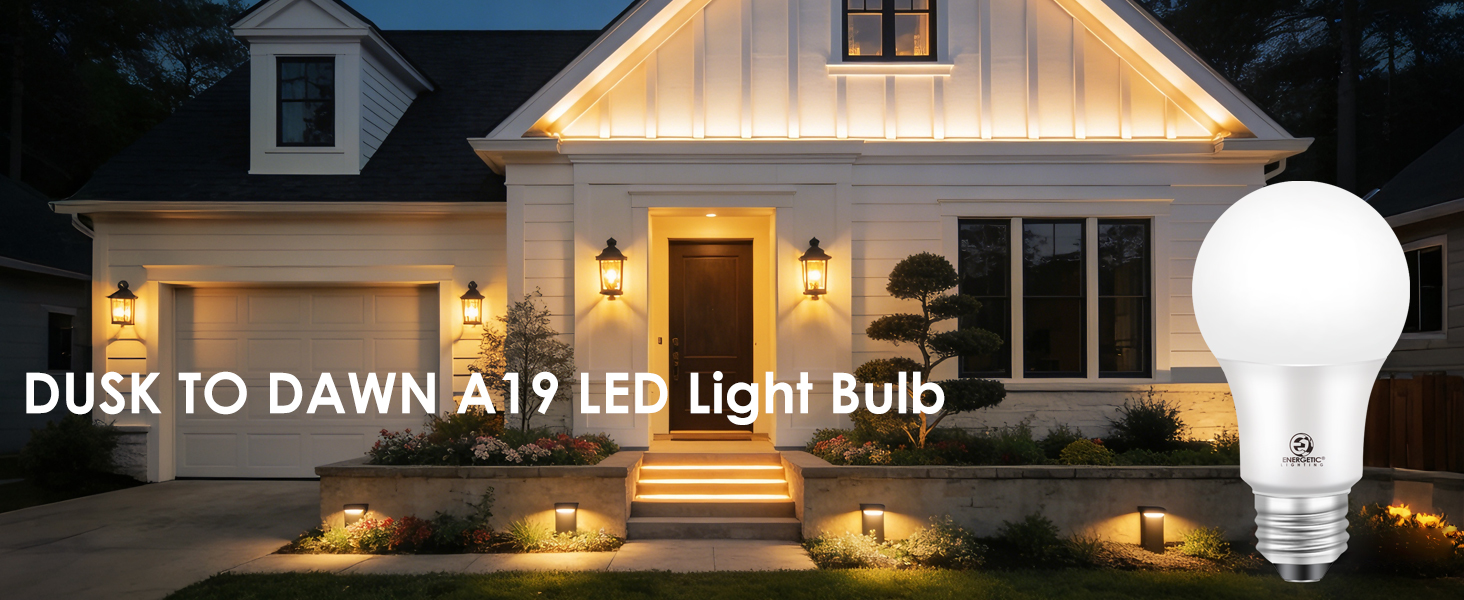 2700K DUSK TO Dawn A19 LED Bulb