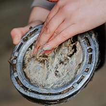 Series of images showing hands working with a circular mechanical component, appearing to demonstrate installation or maintenance process.