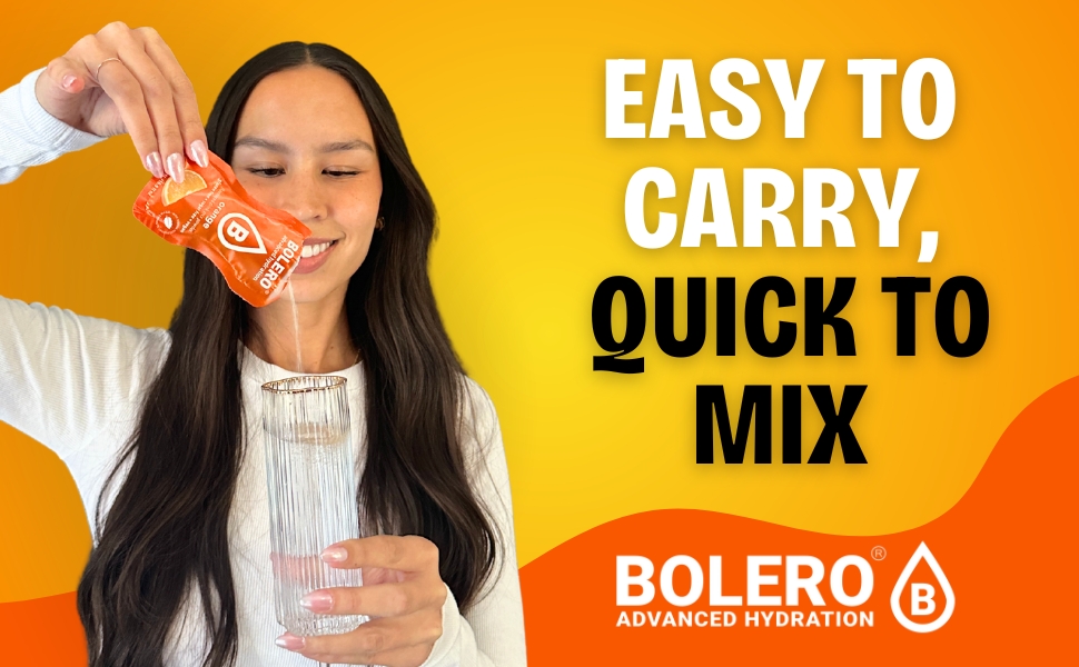 go bolero hydration water mix flavor