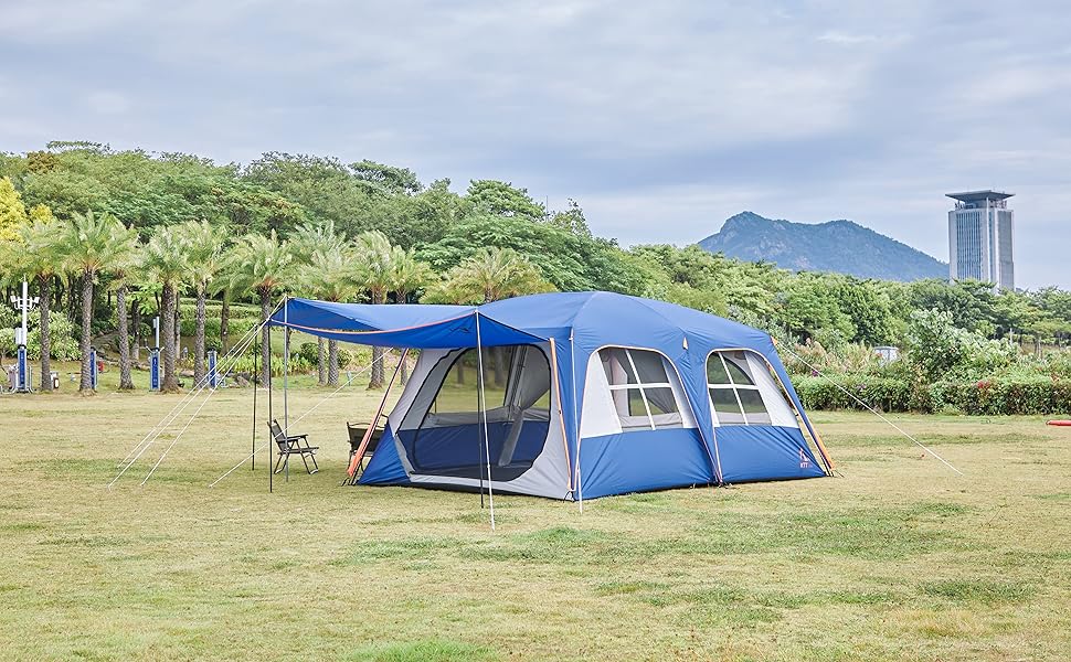 KTT Awning Tent Blue