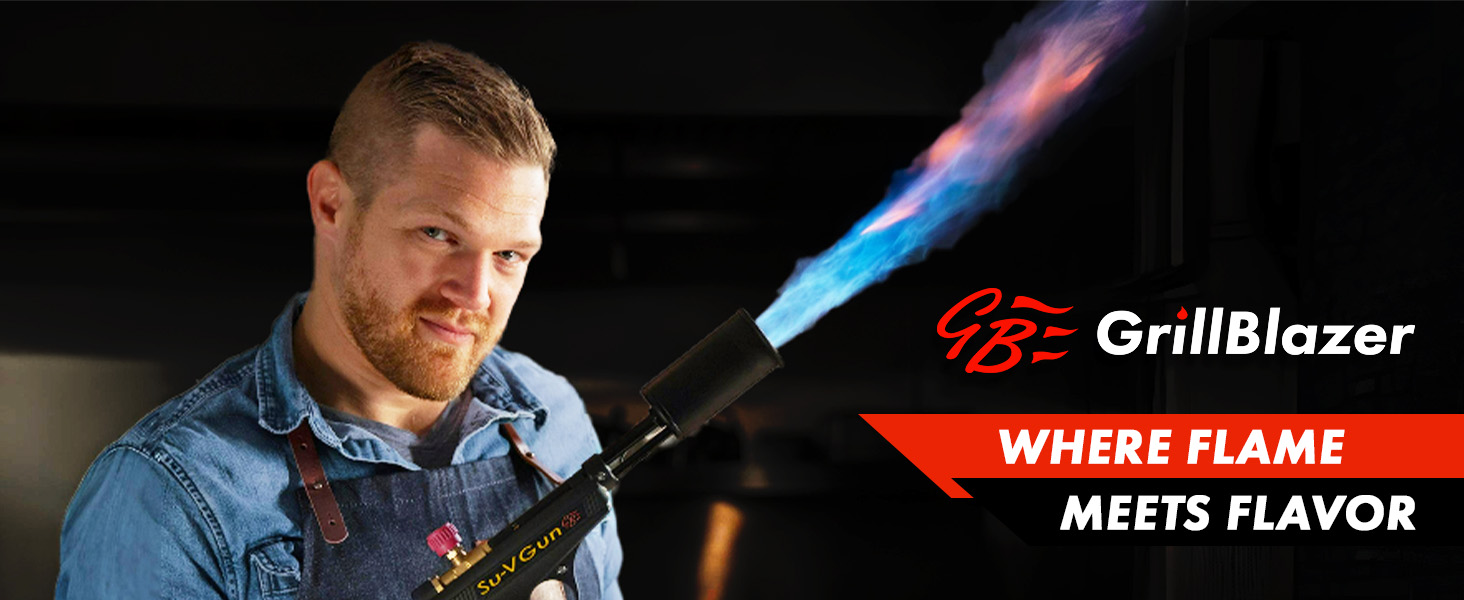 Su v gun grillblazer sear flame torch