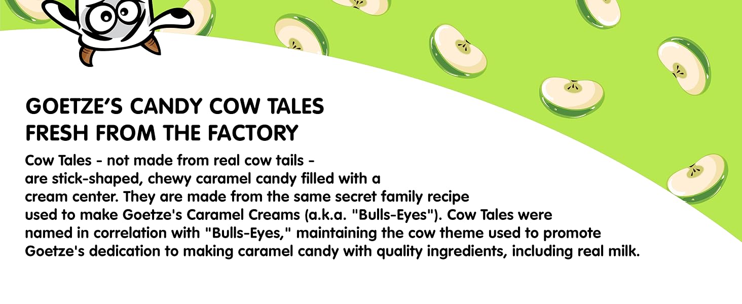 goetze's caramel creams candy bulls eyes cow tales nostalgic candy caramel sticks cream filled candy