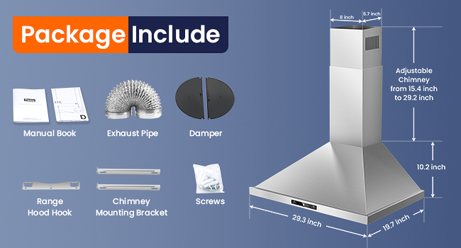 stainless steel vent hood