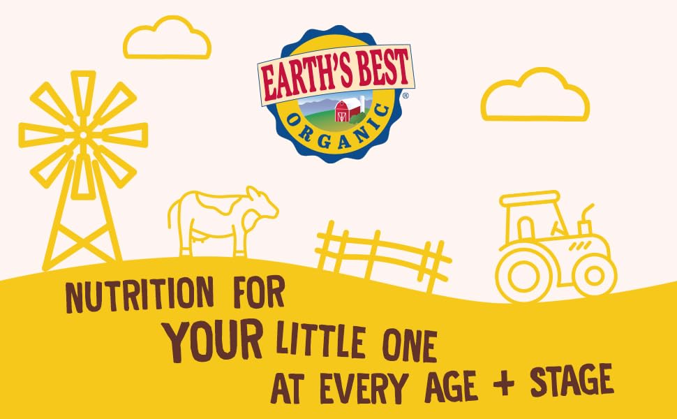 Earth&amp;#39;s Best Organic Nutrition for Your Little One at Every Age &amp;amp; Stage