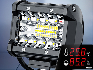4 Inch 60W LED Pods with 2 Inch Tow Hitch Mounting Brackets