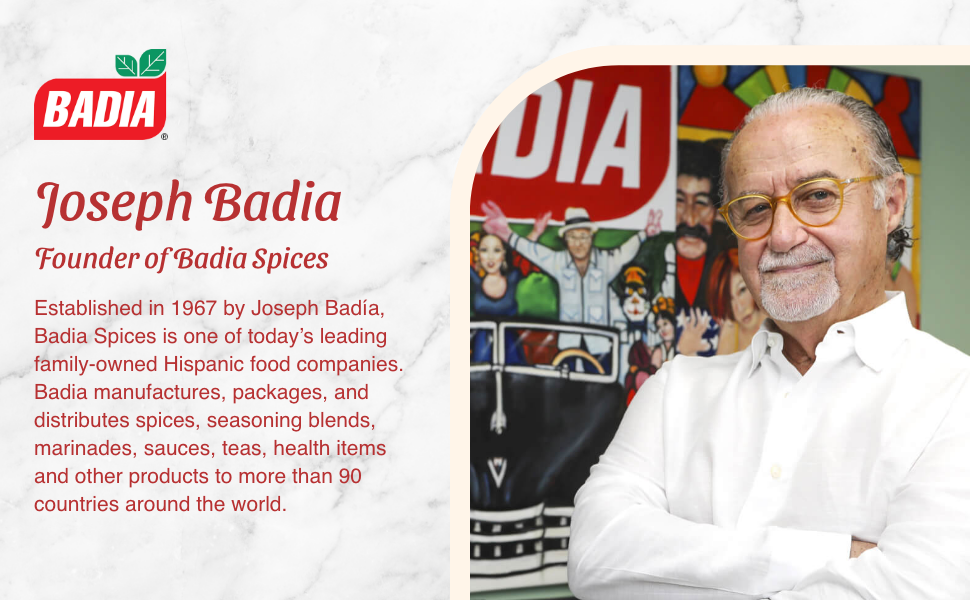 Joseph Badia founder of Badia Spices