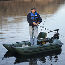 Inflatable Boat, Inflatable Fishing Boat, Frameless Pontoon Boat, Pontoon Boat, Sea Eagle, 285fpb