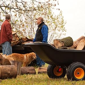 polar trailer yard garden cart