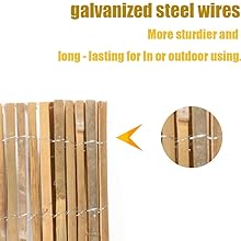 bamboo slat fence
