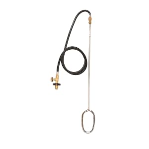 Flame King Propane Fire Starter Torch for Firepits, Charcoal Grills, Wood Oven