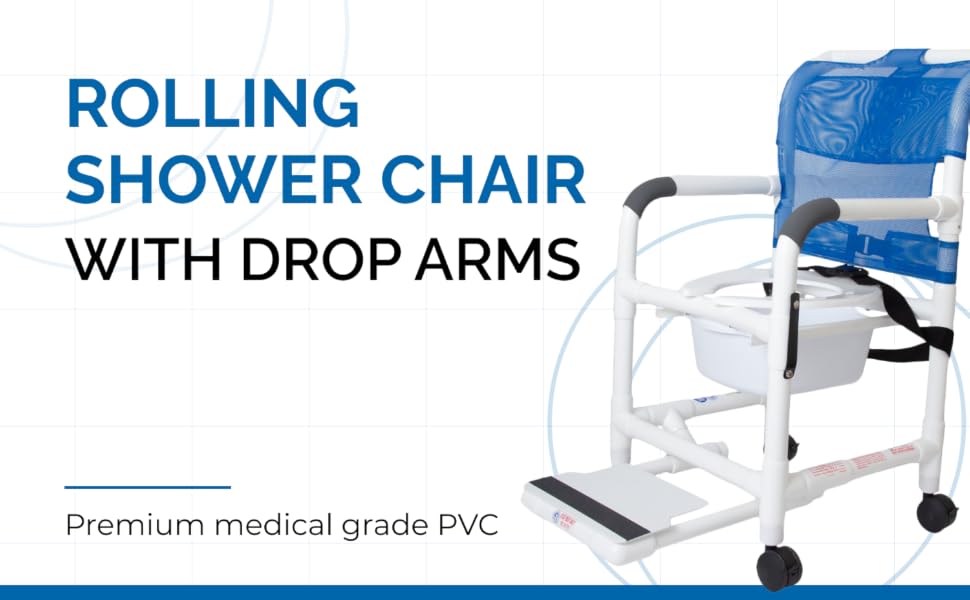 Rolling Shower Chair 1