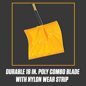 true temper, snow shovel, ergonomic snow shovel