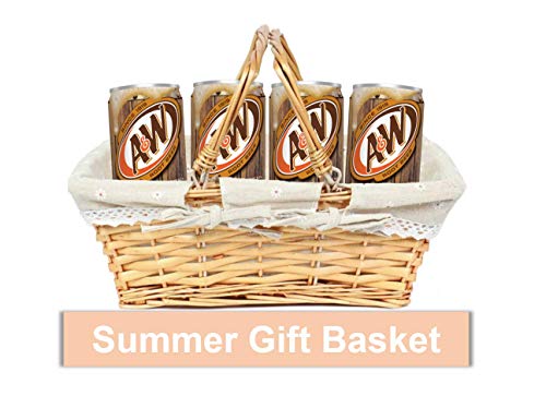 A&W Root Beer Mini Soda Cans, 7.5 oz Soft Drinks Bulk Snacks Pack
