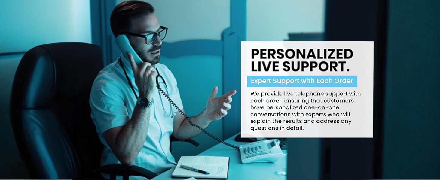 Cortisol Stress Test 4 X Day - Comes with Results Interpretation and Live Support by Phone