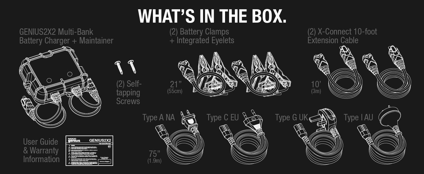 car battery charger 12v 6v automotive trickle maintainer moped lithium ion camper utv waterproof