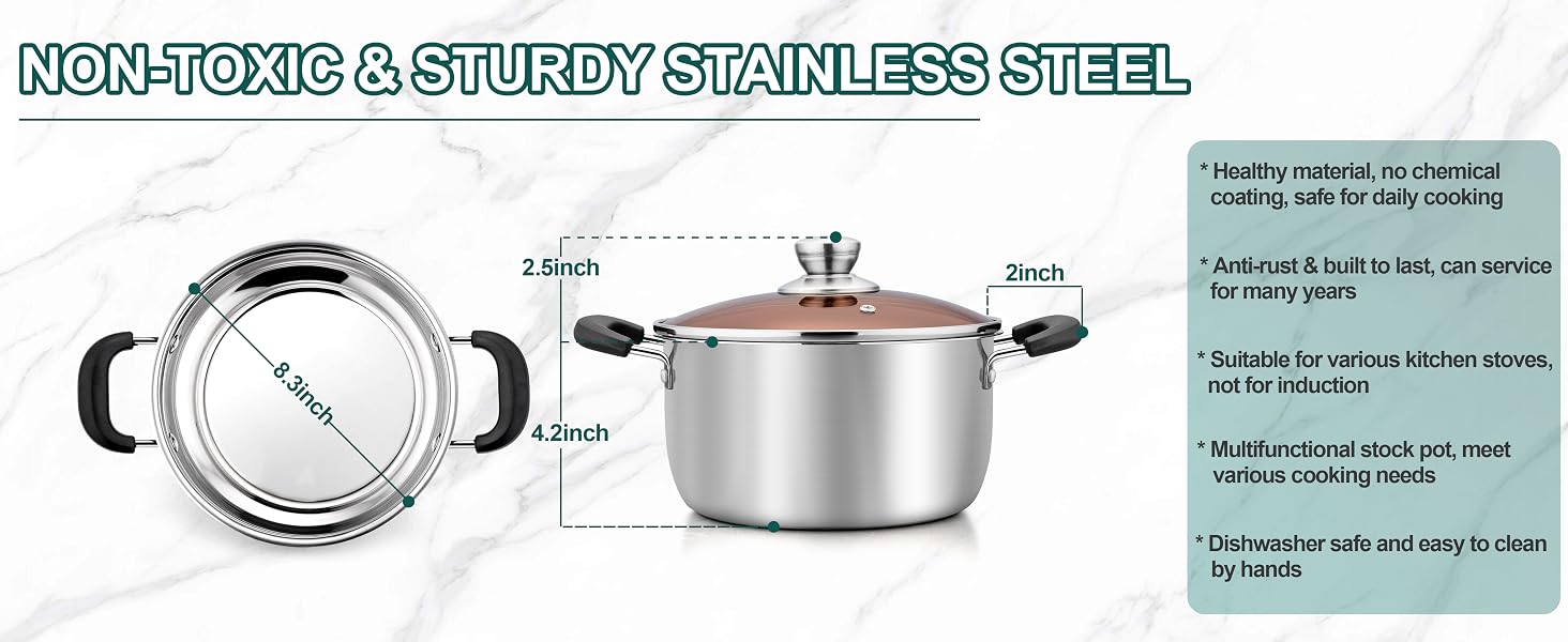 3QT Stock Pot