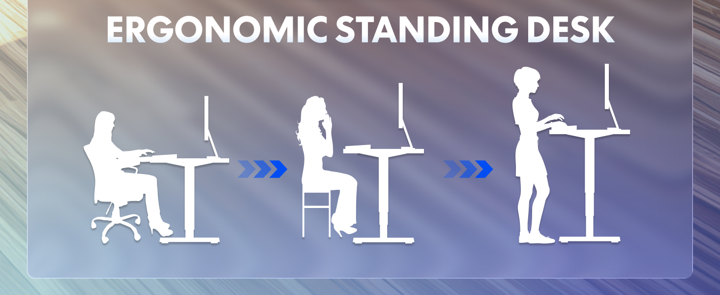 Ergonomic standing desk