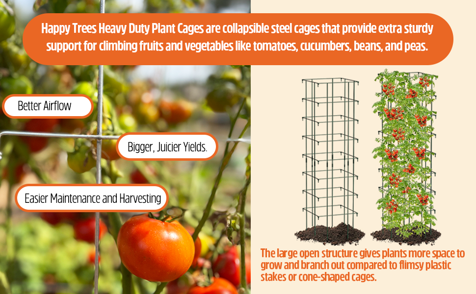 happy trees tomato cages