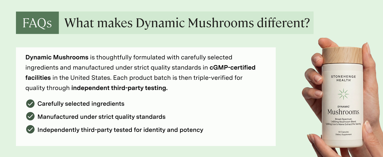 Stonehenge Health Dynamic Mushrooms