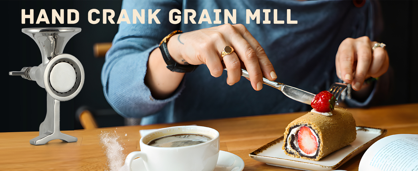 Moongiantgo Grain Mill Hand Poppy Seed Grinder Mill