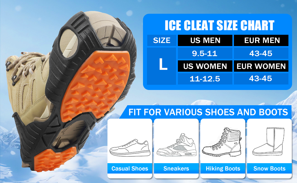 ice shoes grippers