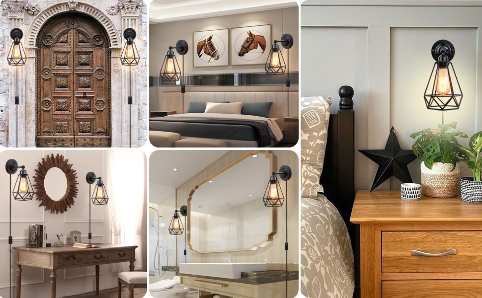 Plug in Wall Sconce