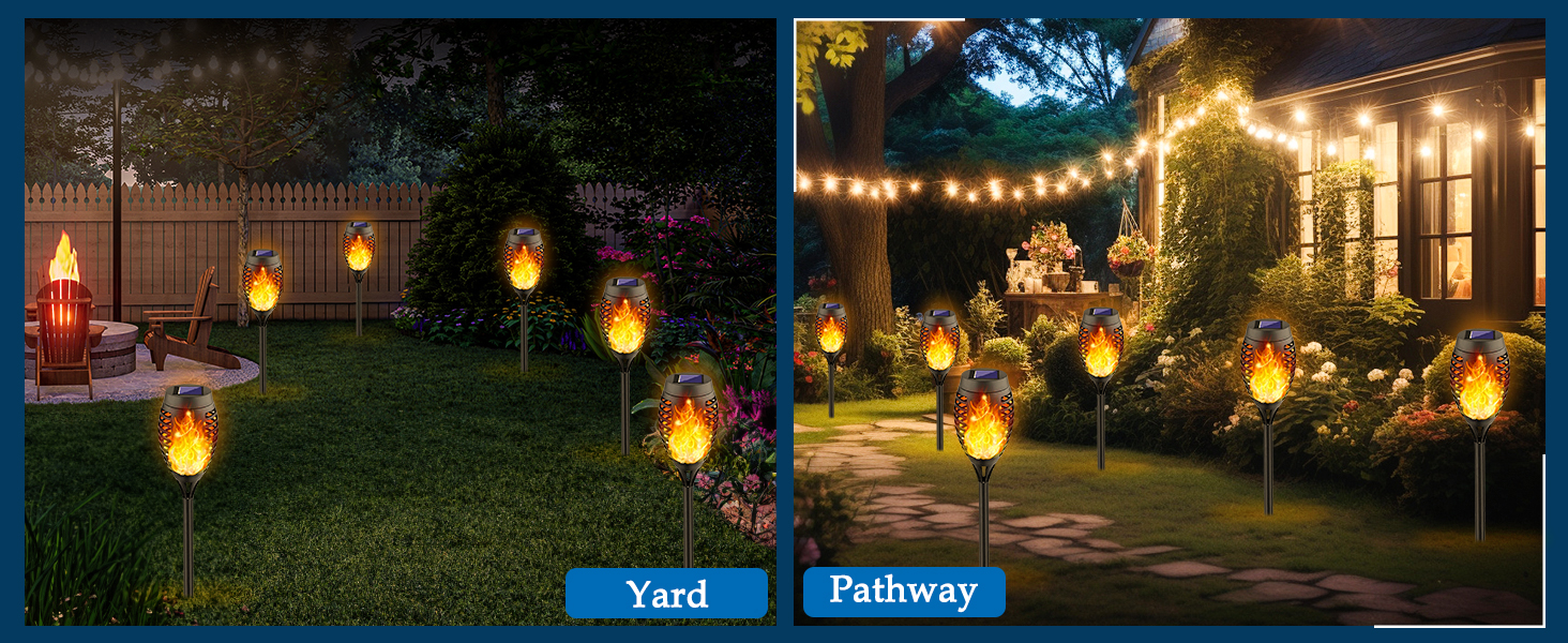 outdoor solar lights for yard