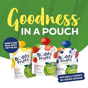 3 buddy fruits pouches