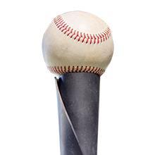 baseball on tight Tanner ball rest