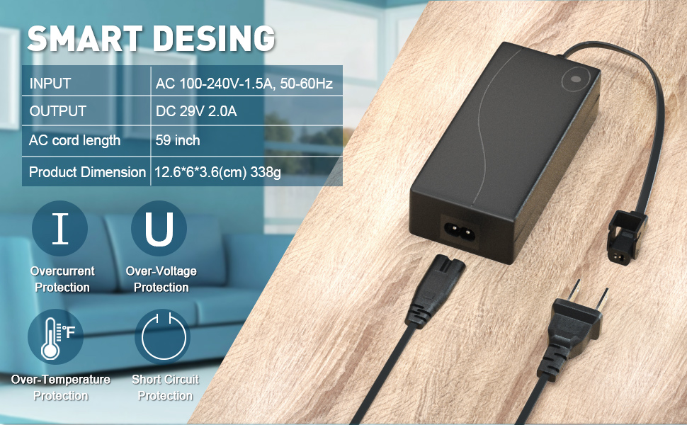 29v 2a adapter