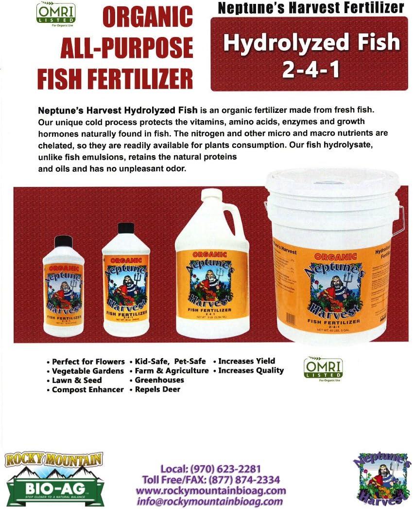 Fish Fertilizer Neptune's Harvest