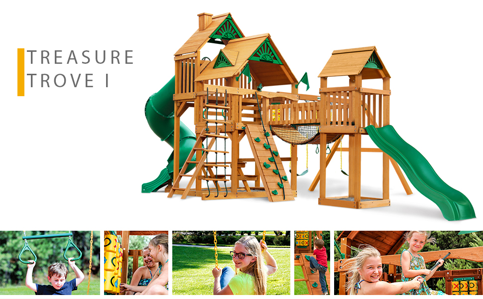 Wooden swing set, gorilla swing set, gorilla play set, wooden playset, wooden swingset, swing set