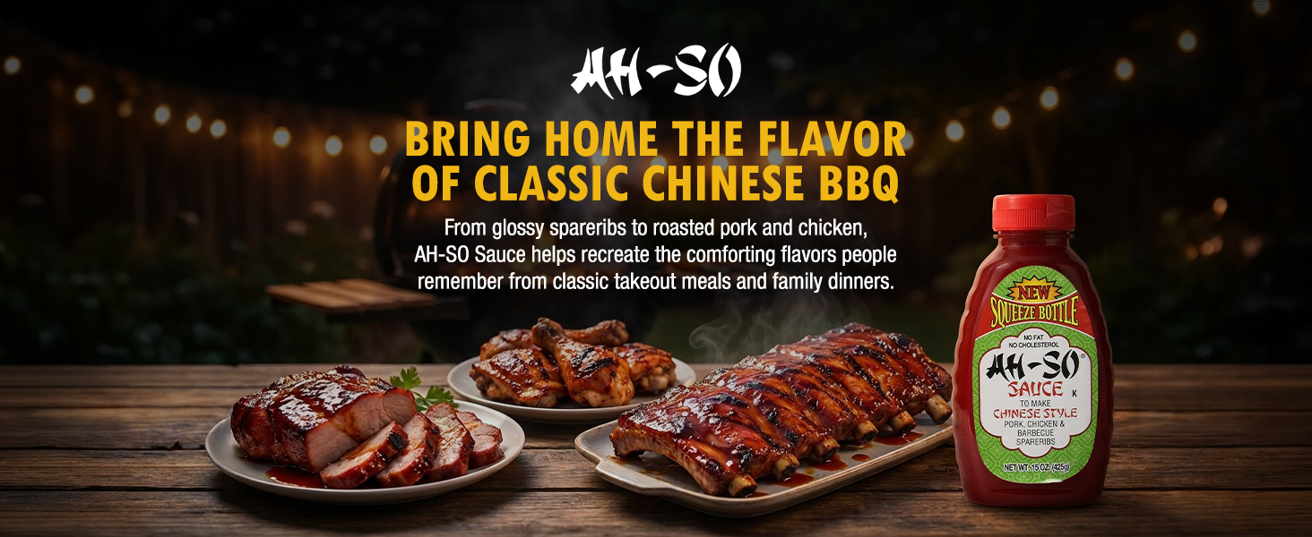 Ah-So Chinese-Style BBQ Sauce, 15 oz