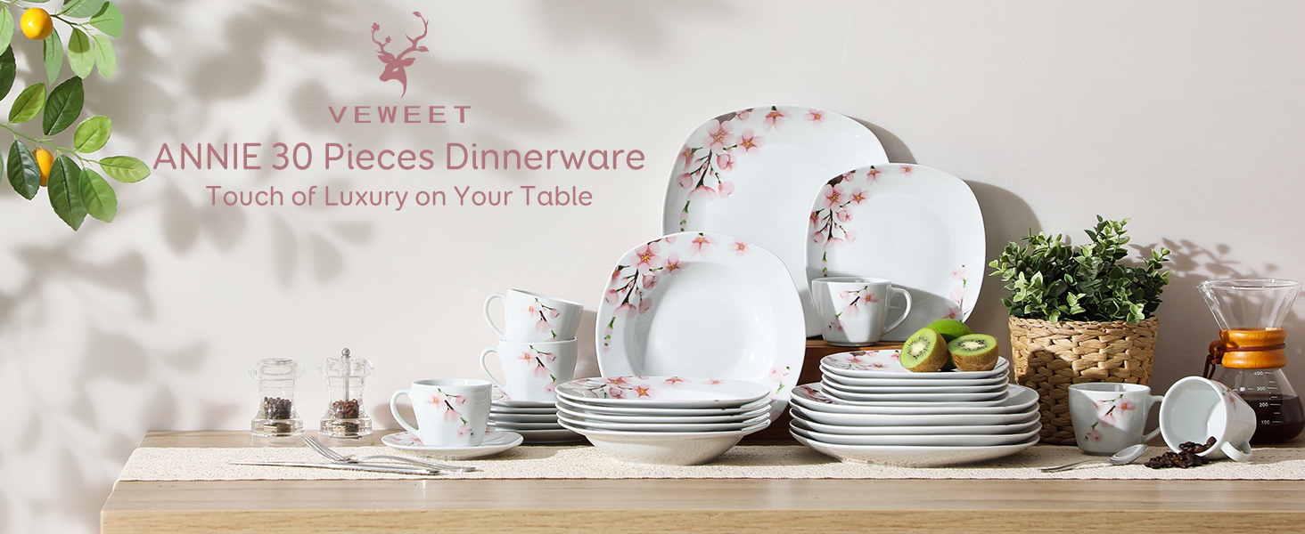 plates and bowls set for 6