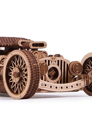 Adults Model Kits, roadster model, mini cars models, wooden car kit toy, wooden race car kits