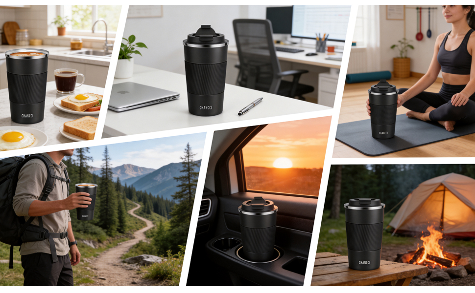 insulated travel coffee mug