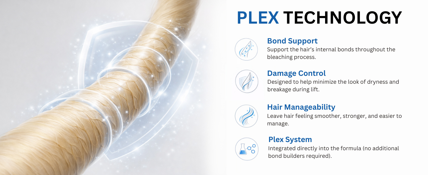 Kachita Spell Blue Hair Bleach with Plex Technology